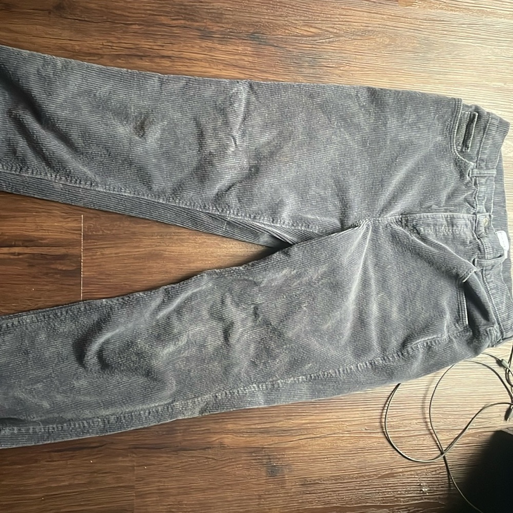 curdoroy pants, dark blue ish